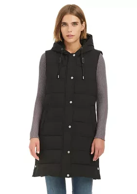 Women's Long Puffer Vest