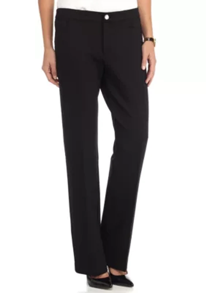 Flat Front Pants