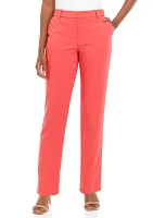 Women's Fly Front Slash Pocket Suit Pants