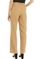 Women's Fly Front Slash Pocket Trouser Pants