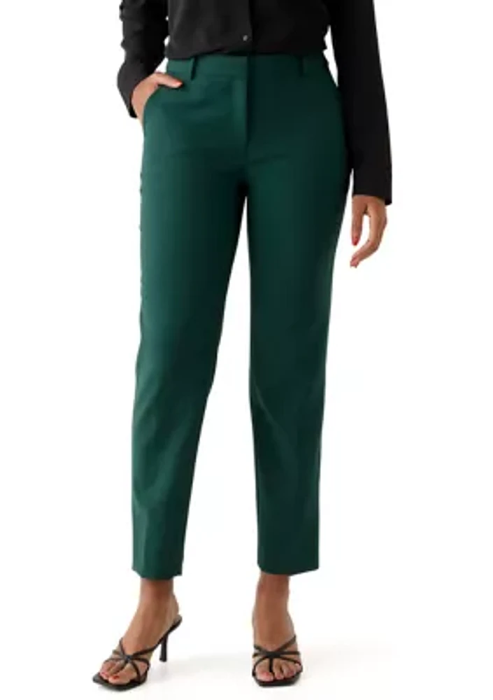 Women's Fly Front Slash Pocket Pants