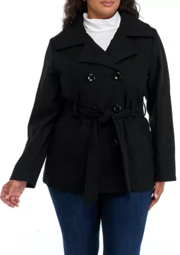 Women's Faux Wool Peacoat