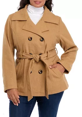 Women's Faux Wool Peacoat