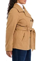 Women's Faux Wool Peacoat