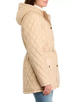 Women's Diamond Quilted Anorak Jacket