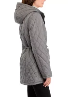 Women's Diamond Quilted Anorak Jacket