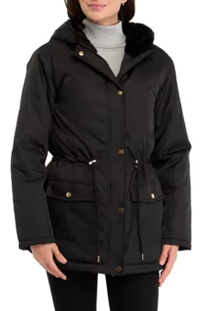 Women's Diamond Quilted Anorak Jacket