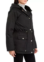 Women's Diamond Quilted Anorak Jacket