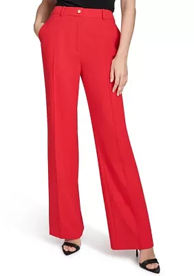 Women's Straight Leg Slash Pocket Pants