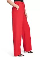 Women's Straight Leg Slash Pocket Pants