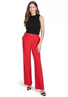 Women's Straight Leg Slash Pocket Pants