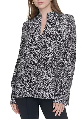 Women's Leopard Printed Top