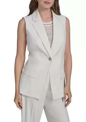 Women's Sleeveless Side Tie Vest