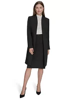 Women's Pintuck Long Jacket