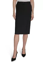 Women's Slash Pocket Pencil Skirt