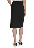 Women's Slash Pocket Pencil Skirt