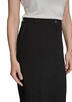 Women's Slash Pocket Pencil Skirt