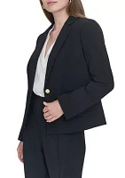 Women's One Button Blazer