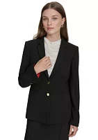 Women's Notch Lapel Double Button  Blazer