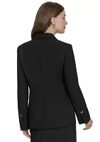 Women's Notch Lapel Double Button  Blazer