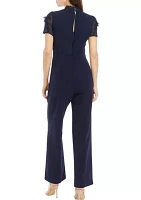 Women's Solid Ruffle Jumpsuit