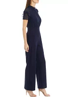 Women's Solid Ruffle Jumpsuit