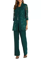 R&M Richards MISSY Soutache Jacket and Tank Pantsuit