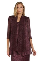 Women's Crinkle Knit Jacket Dress