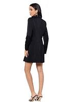 Women's Long Sleeve Solid Blazer Dress