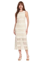 Women's Sleeveless Crochet Dress