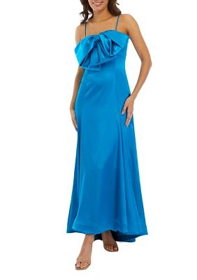 Women's Square Neck Chiffon Dress