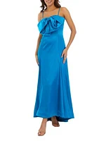 Women's Square Neck Chiffon Dress