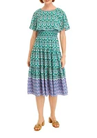 Women's Printed Midi Dress