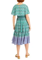 Women's Printed Midi Dress