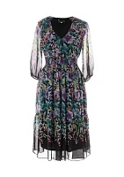 Women's Printed Chiffon Dress