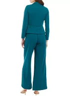 Women's V-Neck Collared Jumpsuit