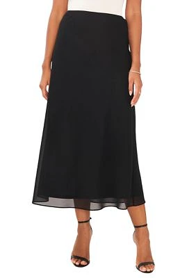 Women's A-Line Midi Chiffon Skirt