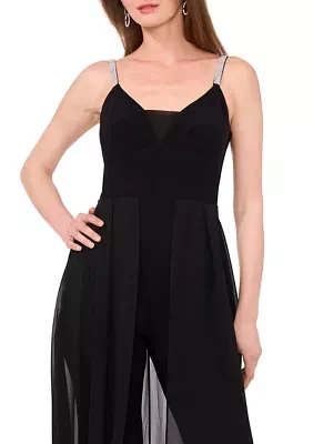 Women's Solid Sleeveless Jumpsuit