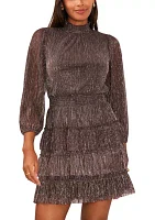 Women's Crinkle Foil Dress