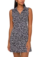 Women's Sleeveless Printed A-Line Dress