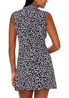 Women's Sleeveless Printed A-Line Dress