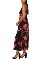 Women's Sleeveless Floral Printed Maxi Dress