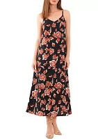 Women's Floral Printed Maxi Dress