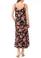 Women's Floral Printed Maxi Dress