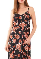 Women's Floral Printed Maxi Dress