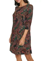 Women's Paisley Printed Dress