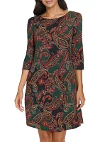 Women's Paisley Printed Dress