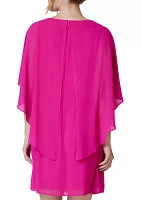 Women's Sleeveless Boat Neck Solid A-Line Dress
