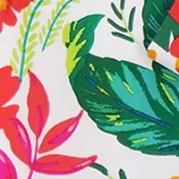 Women's 3/4 Sleeve Floral Print A-Line Dress