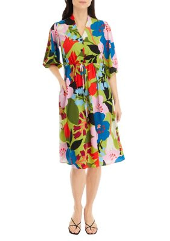 Women's Floral Shift Dress